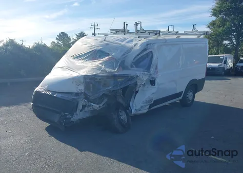 2021 Ram Promaster 1500 Low Roof 136 Wb from USA, damaged, VIN 3C6LRVAG7ME552613